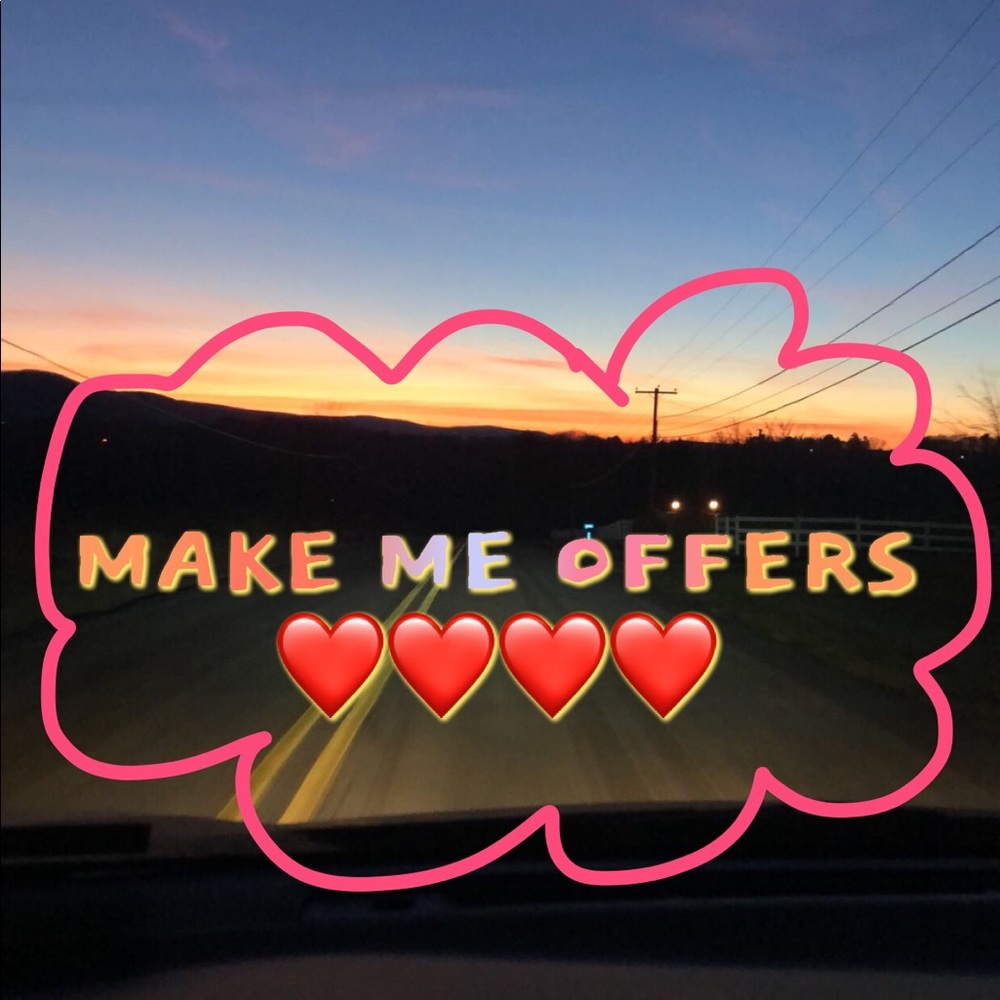 I counter or accept all offers!!!☺️❤️
